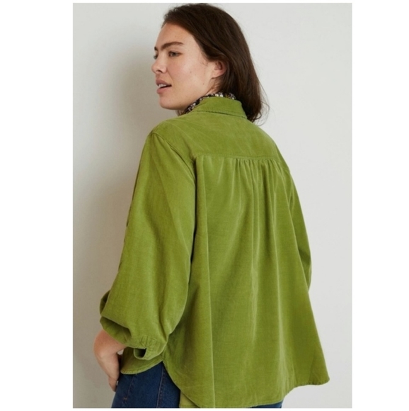 ▪︎Anthro▪︎Pilcro Sagourney Corduroy Button Down Shirt - Picture 7 of 8